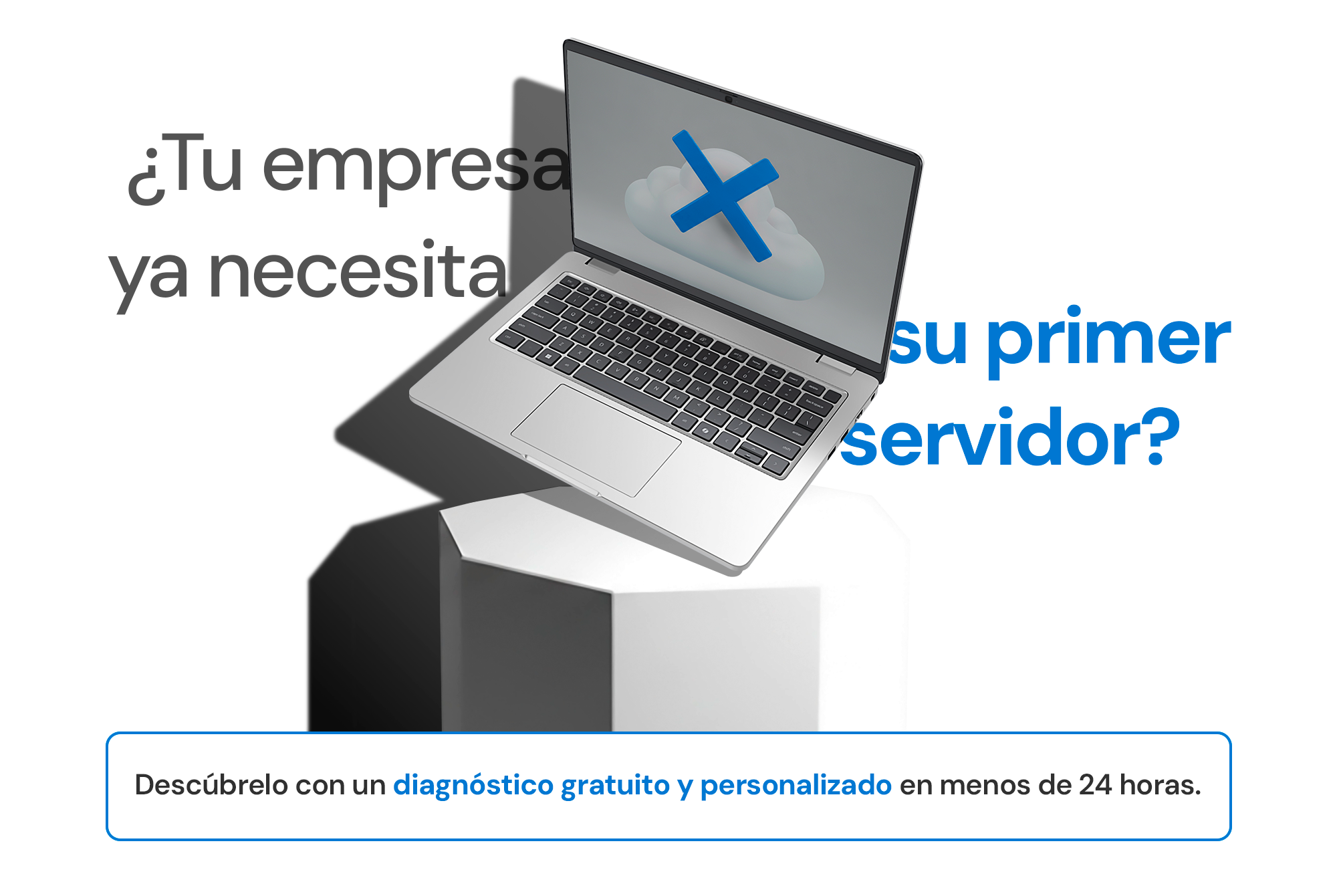 Banner promocional: ¿Tu empresa ya necesita su primer servidor? Incluye servidores Dell PowerEdge.